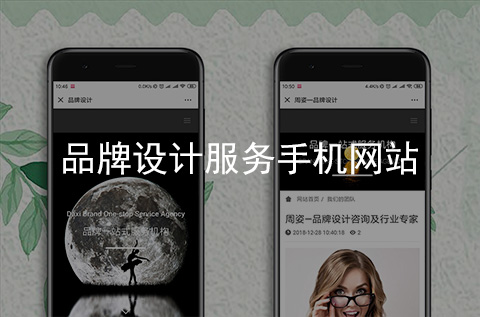 品牌設計服務手機網站制作案例